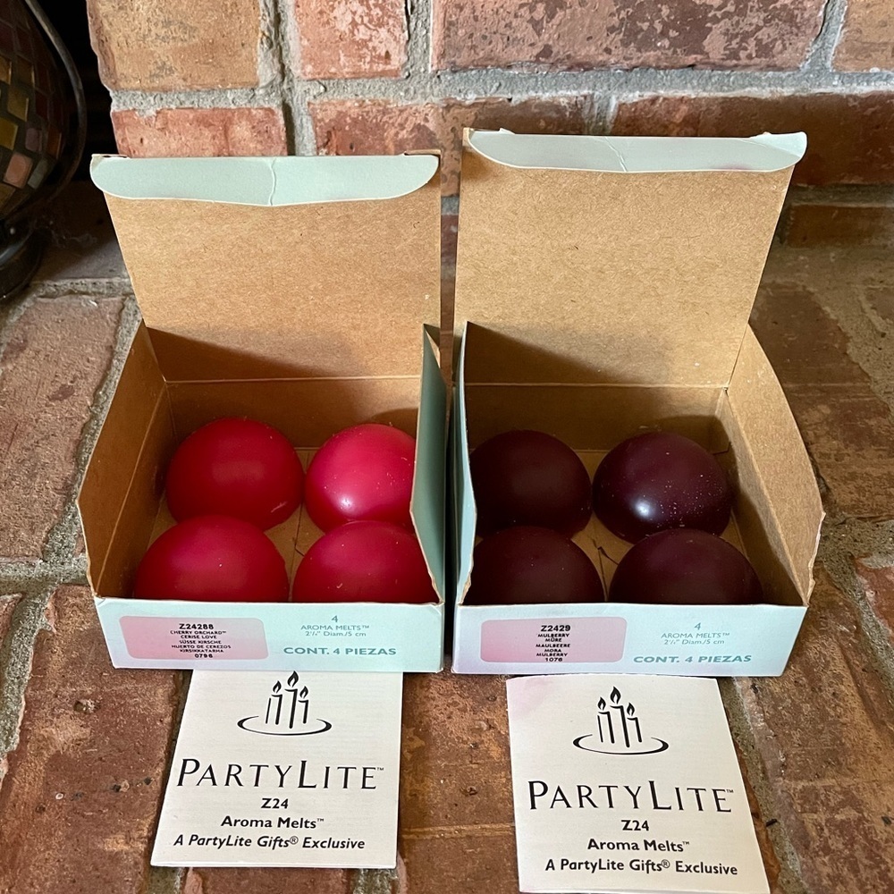 2 Boxes of PartyLite Aroma Melts - Mulberry & Cherry Orchard
